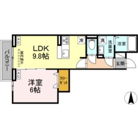 グラナーデ六町II18の間取り