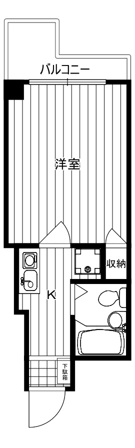 神奈川県相模原市中央区横山台１（マンション）の賃貸物件の間取り