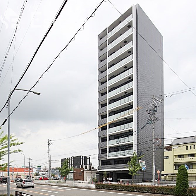名古屋市中川区八田町のマンションの建物外観