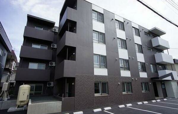札幌市白石区中央二条のマンションの建物外観