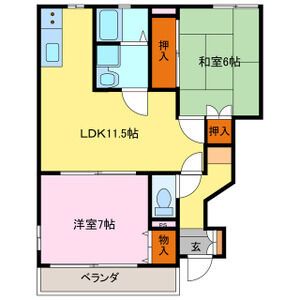 メイプルタウン小林の間取り