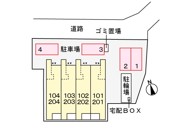 【姫路市名古山町のアパートのその他共有部分】