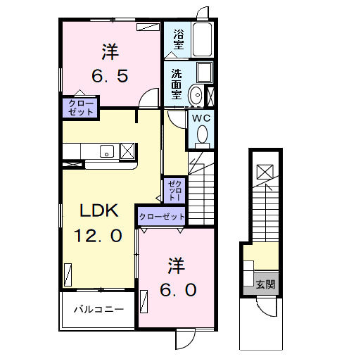 サンリットIの間取り