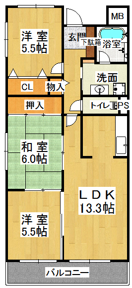 スペランツァ西神戸の間取り