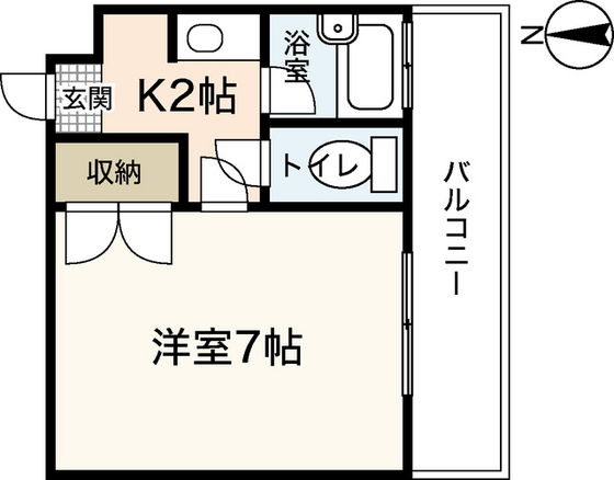 広島市安佐南区伴東のマンションの間取り