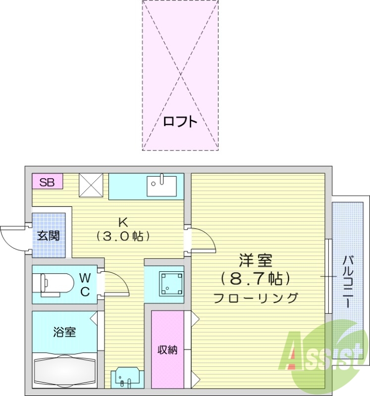 【ツインフォレストの間取り】