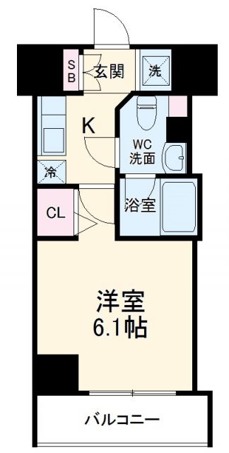 グランヴァン横濱反町の間取り