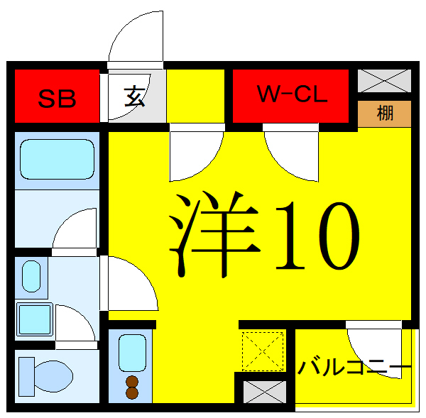 板橋区西台のマンションの間取り