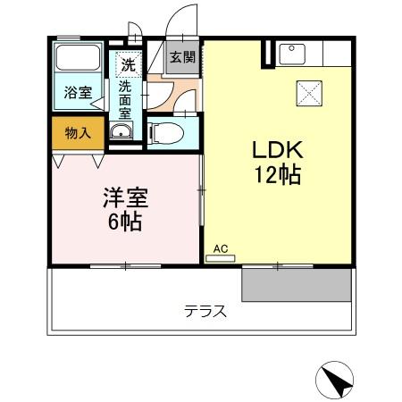 ファミール東川の間取り