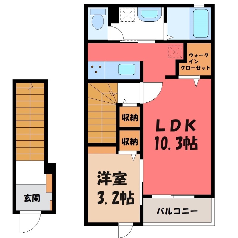 ボーソレイユの間取り