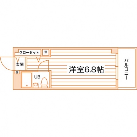 学生会館 サンクレスト津田沼[食事付き]の間取り