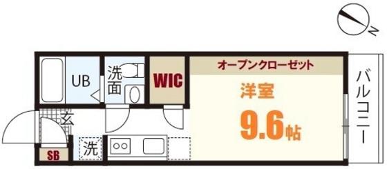 トワスール八木の間取り