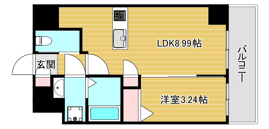 【ArtizA西長堀の間取り】