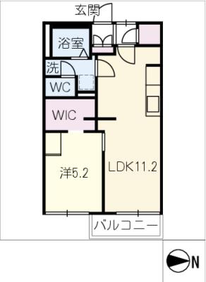 タウニー川西の間取り