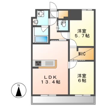 グリュック平和の間取り