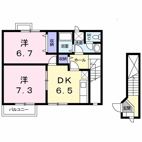 ドミール鷲尾の間取り