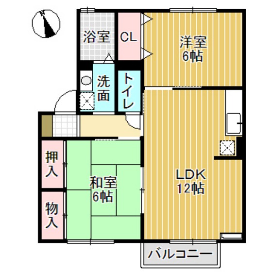 ソレイユルヴァン　Ｂ棟の間取り