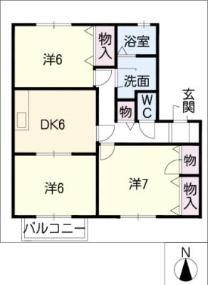 アセラＣ棟の間取り