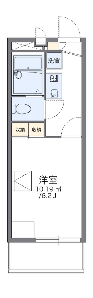 レオパレスグレイトの間取り