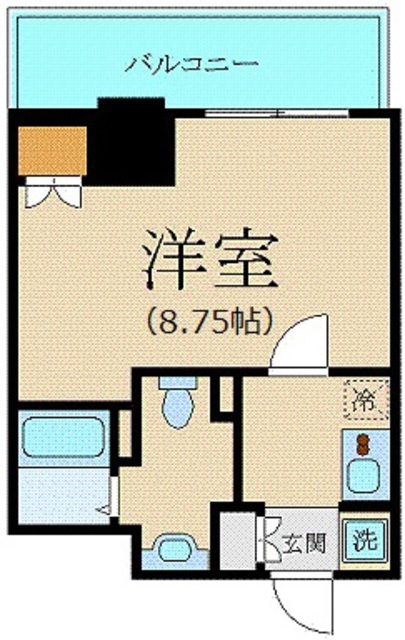 プラーズタワー東新宿の間取り