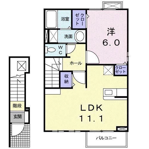 ガーデン　プレイスの間取り