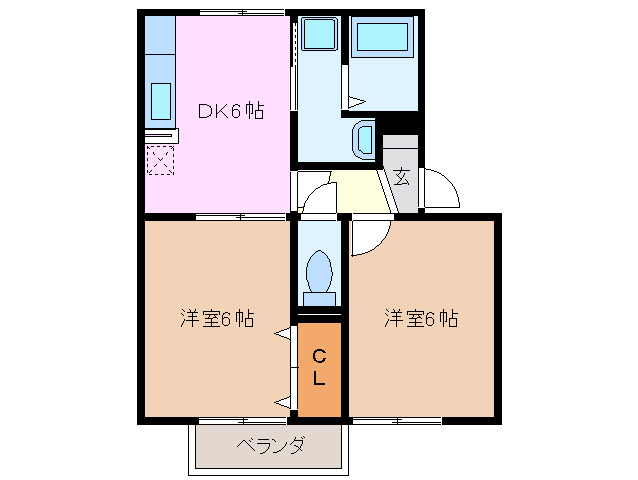 セジュール大宮の間取り