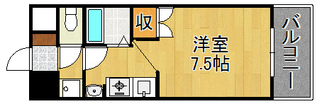 アルテハイム門司駅前の間取り