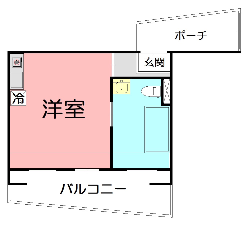 横浜市栄区鍛冶ケ谷のマンションの間取り