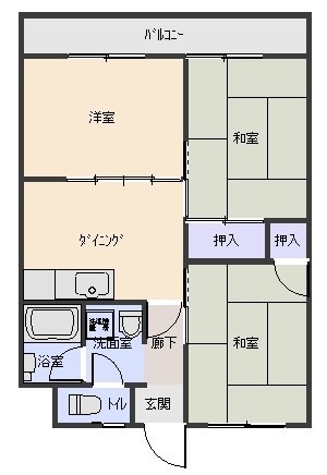 幸ハイツの間取り