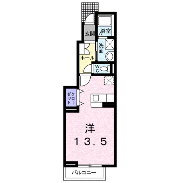 結城市大字結城のアパートの間取り