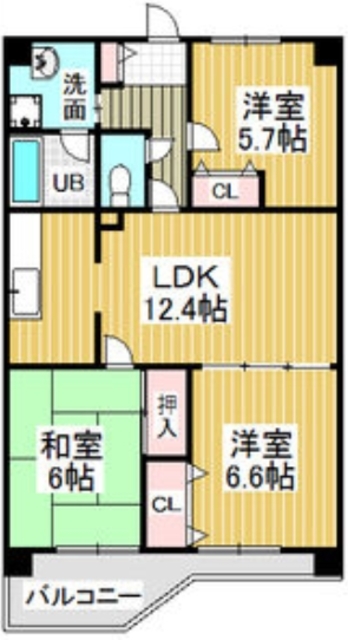 ファミール光が丘の間取り