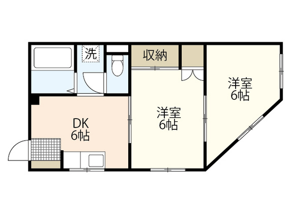 【広島市中区小網町のマンションの間取り】