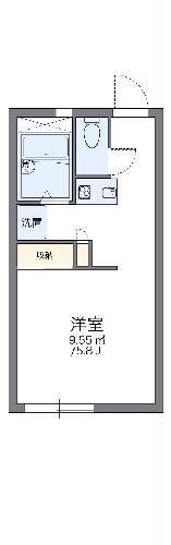 レオパレス冨田IIIの間取り