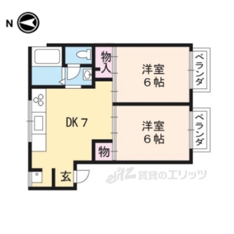 サンビーム大久保の間取り