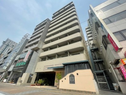 広島市中区猫屋町のマンションの建物外観