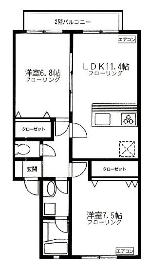 ノーブルスクエア3の間取り