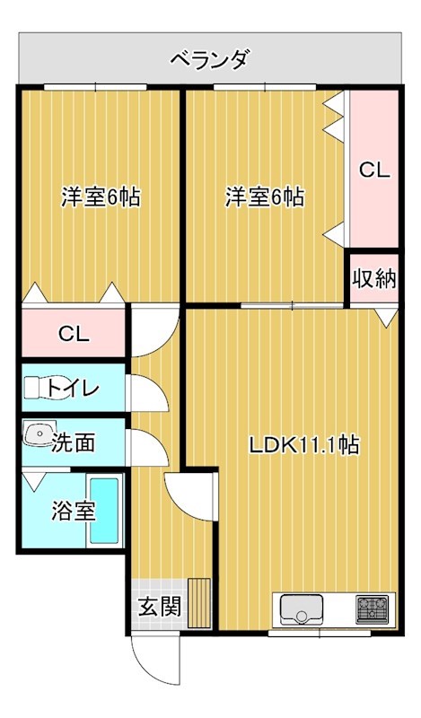 ALF-Eの間取り