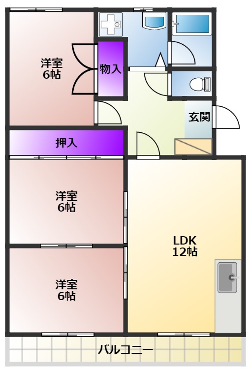 レスポワールの間取り