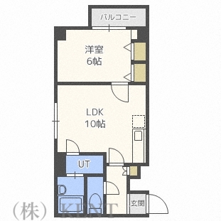 クラウン北１０条の間取り