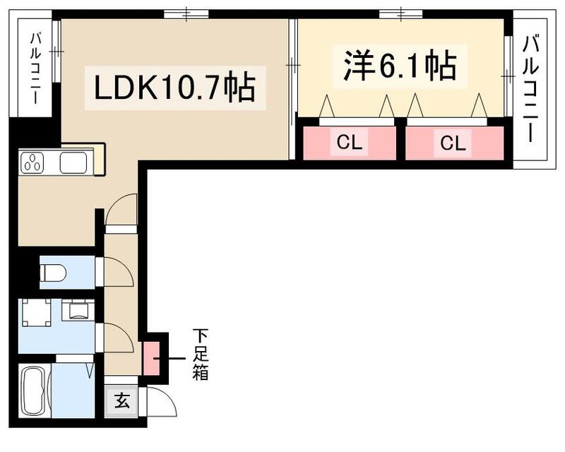 BROOK金城の間取り