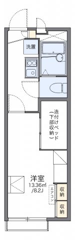 レオパレス喜連北IIの間取り