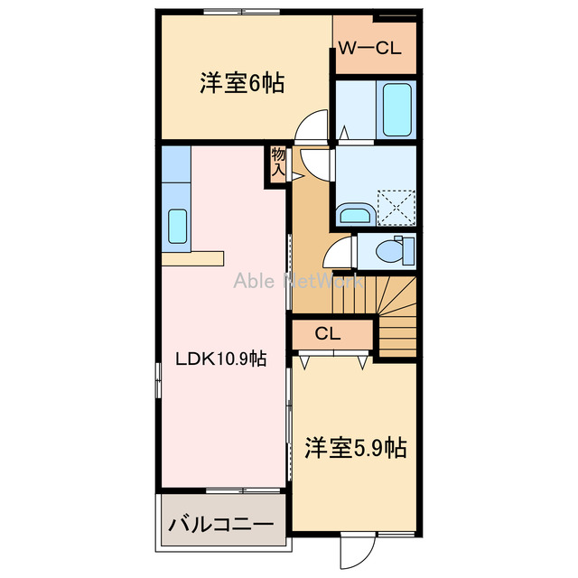 アルカディア　part1.2.3の間取り