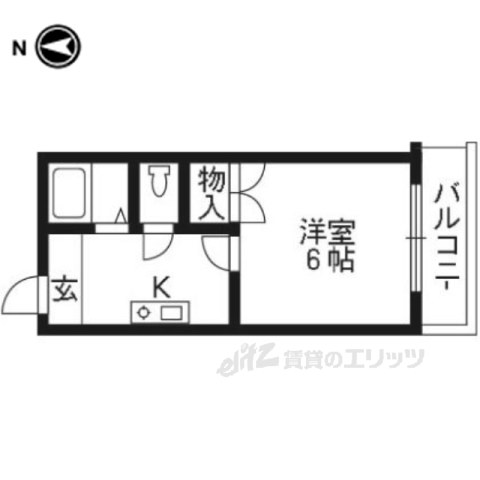 川嶋マンションの間取り