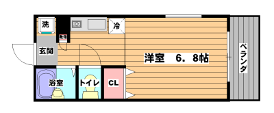 アネックス・アヅの間取り