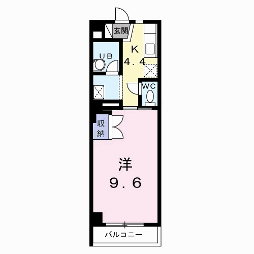 高知市大津のマンションの間取り