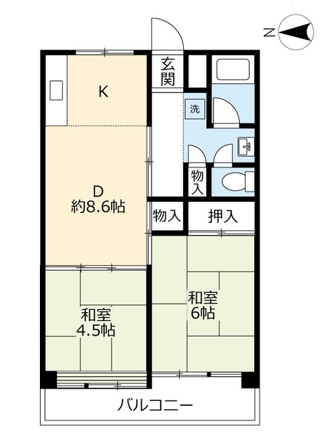 ＵＲ尾上の間取り