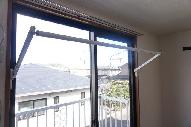 その他設備　雨の日に便利な室内物干し