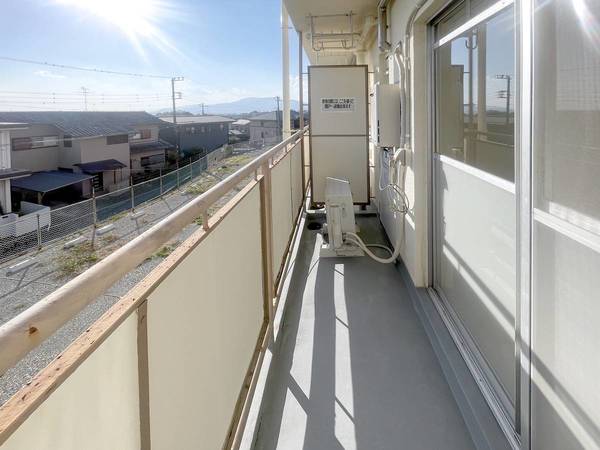 バルコニー　ビレッジハウスの同一物件・同一タイプの間取りの写真です