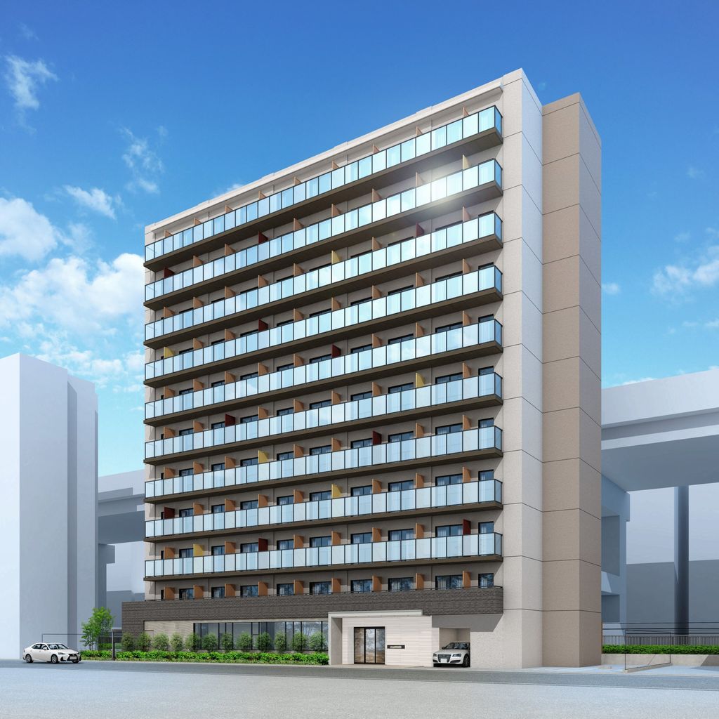 建物外観　外観（北向き）※CGイメージ図