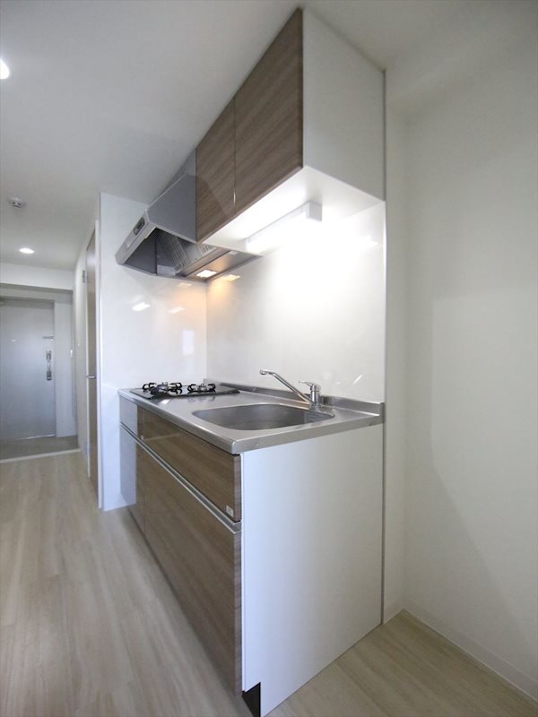 キッチン　システムキッチン（ガス2口コンロ付）